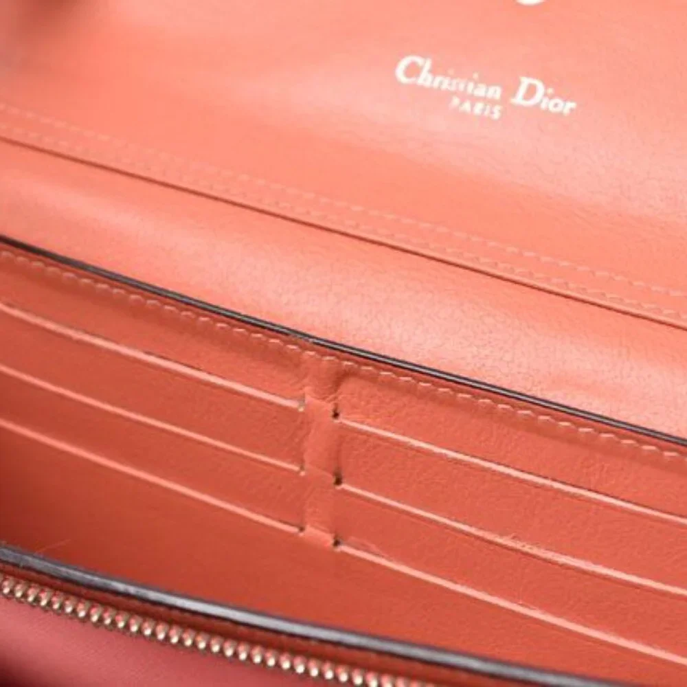 Christian Dior Wallet Chain Wallet Long Wallet Rancontre